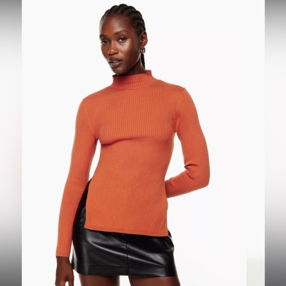 Babaton Sweaters - NWT Babaton Ambrosia Sculpt Knit Tie-Back Longsleeve Sweater Size Small